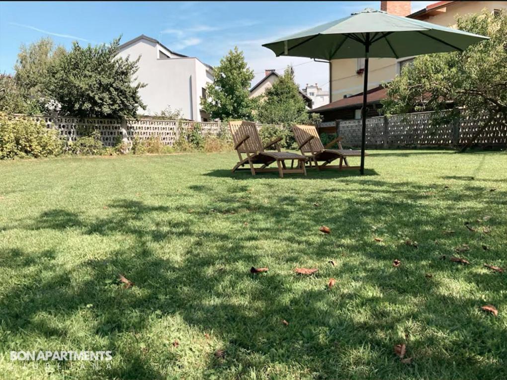 לובליאנה Huge Bbq Garden 2, Spacious Flat, Ac, Free Parking 2 מראה חיצוני תמונה