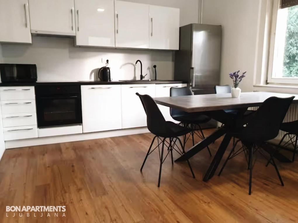 לובליאנה Huge Bbq Garden 2, Spacious Flat, Ac, Free Parking 2 מראה חיצוני תמונה