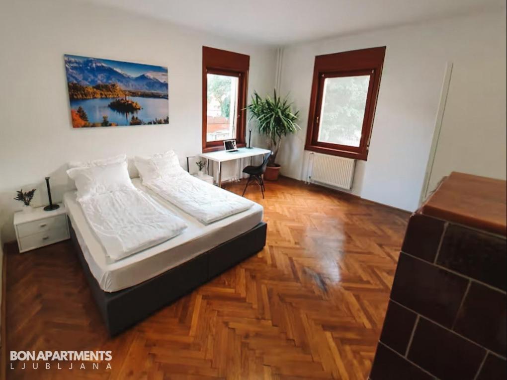 לובליאנה Huge Bbq Garden 2, Spacious Flat, Ac, Free Parking 2 מראה חיצוני תמונה