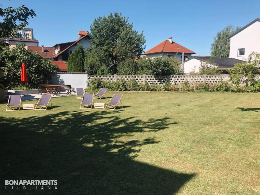 לובליאנה Huge Bbq Garden 2, Spacious Flat, Ac, Free Parking 2 מראה חיצוני תמונה